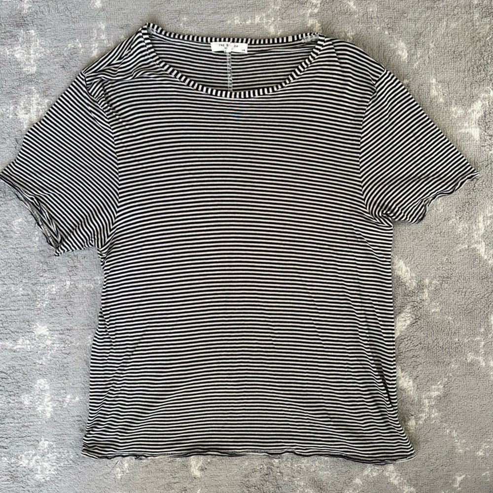 Rag & Bone Striped Short Sleeve T-shirt LIKE NEW